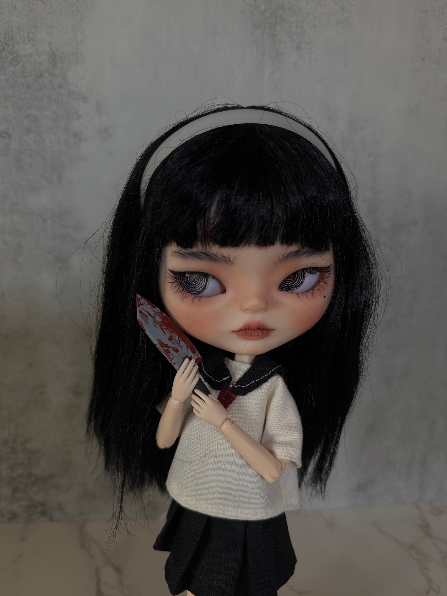 Tomie - Commissioned Custom Blythe