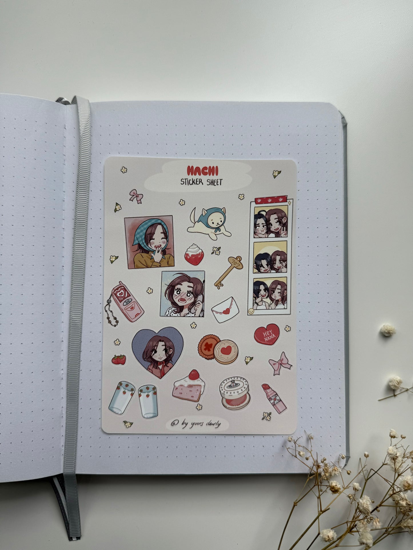 Hachi Nana Sticker Sheet