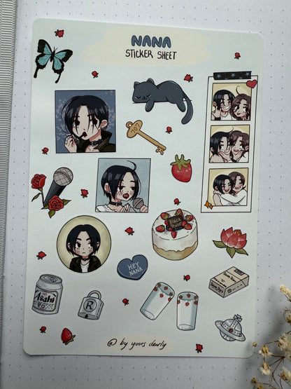 Nana Sticker Sheet