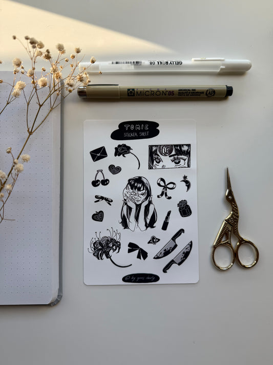 Tomie Sticker Sheet